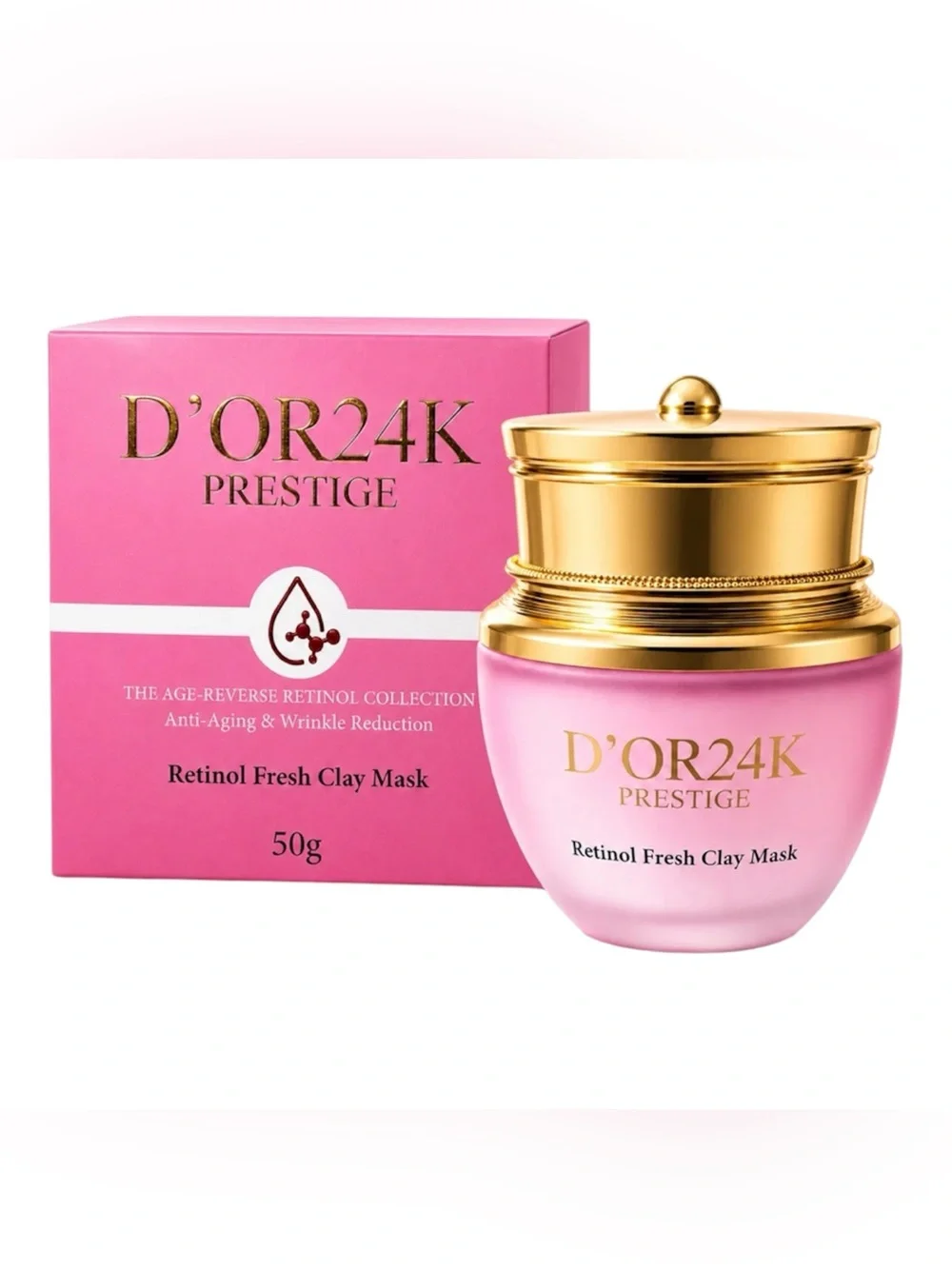 D’OR24K Prestige Retinol Fresh Clay Mask 50g